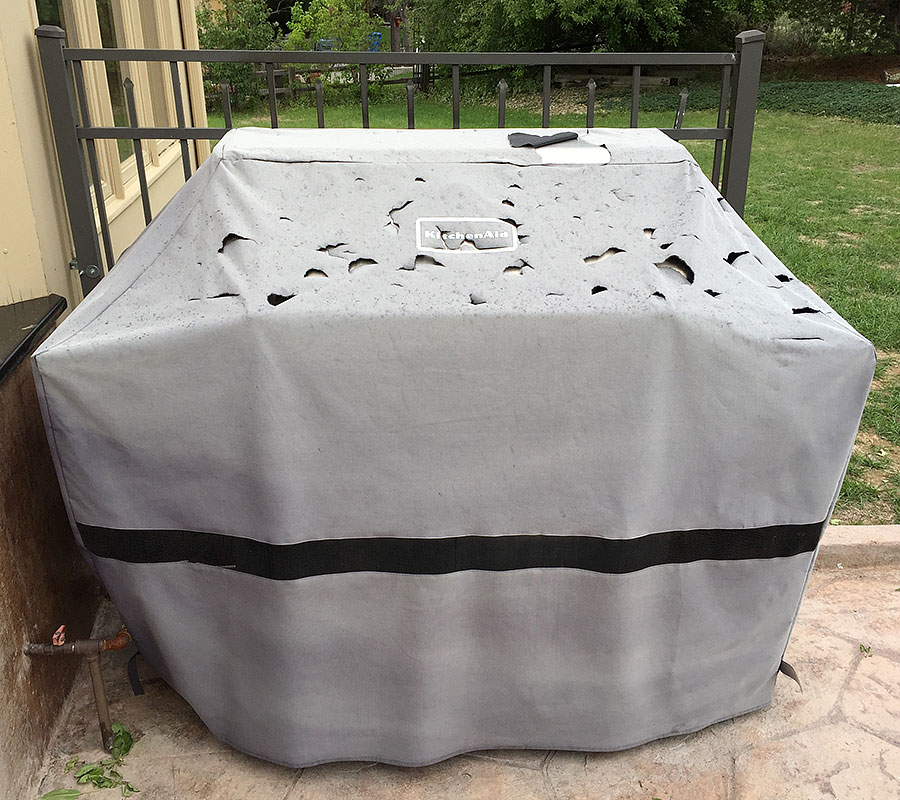 bbq grill cover hailstorm 1