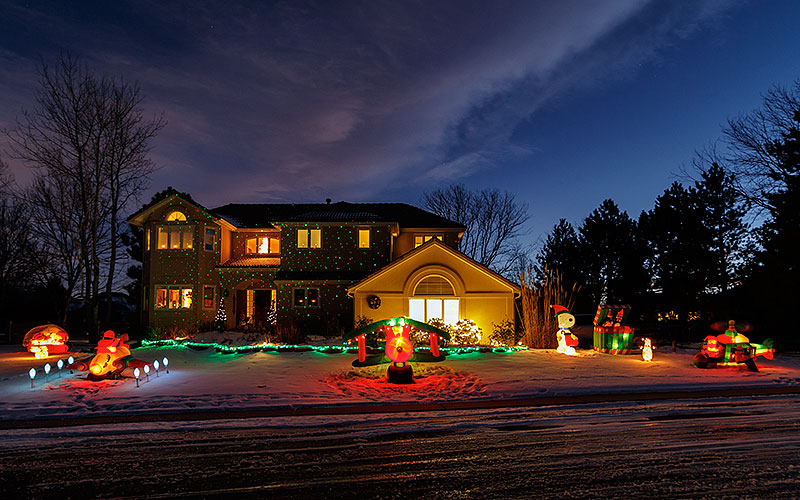 neighbors christmas lights