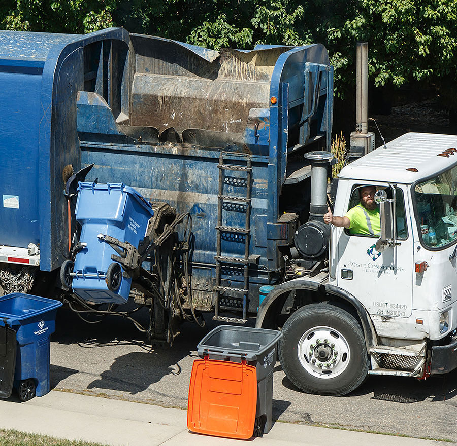 Trash Man taking care of business