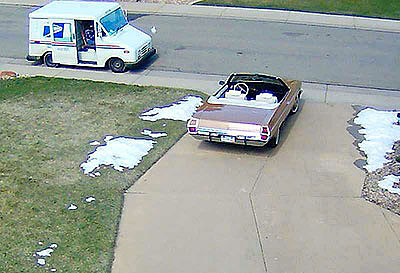 convertible mail truck