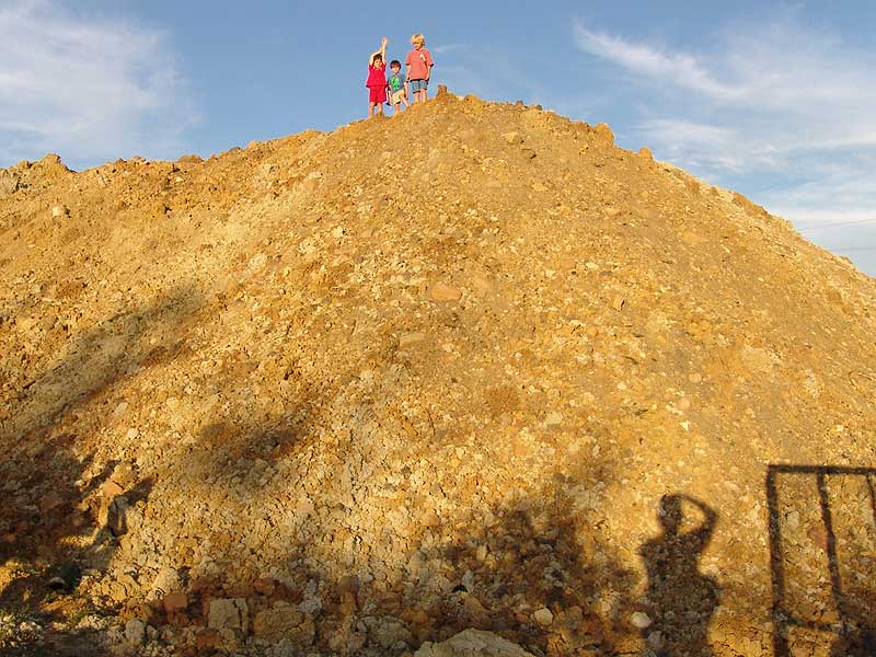 mountain of dirt