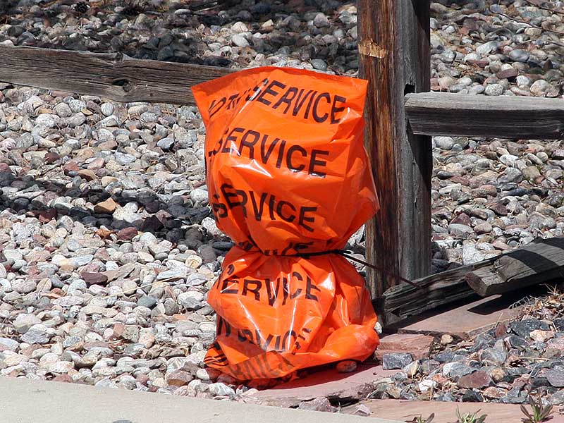 bagged hydrant