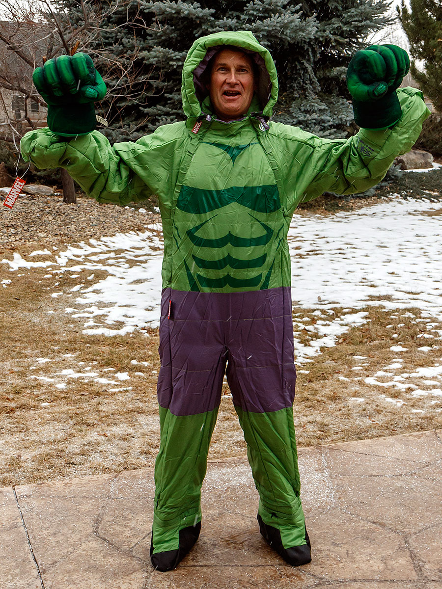 incredible hulk sleeping bag