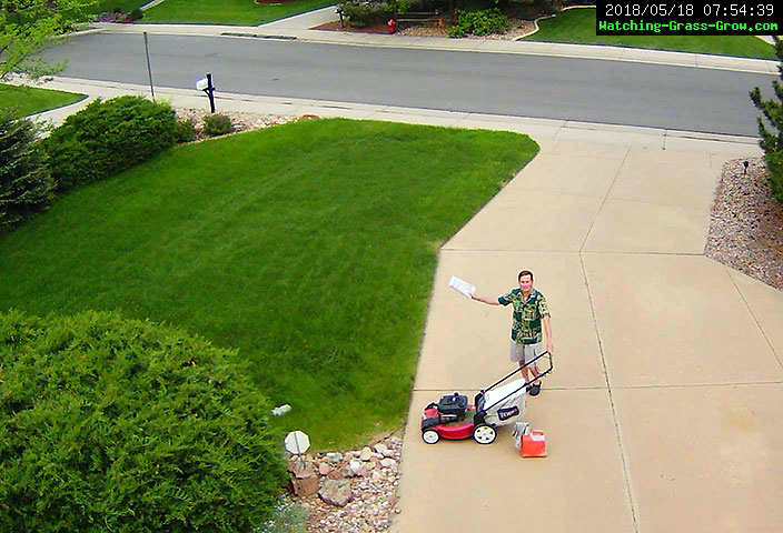 mowing lawn prep