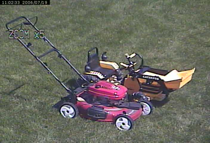 toro lawn mower and caterpeg